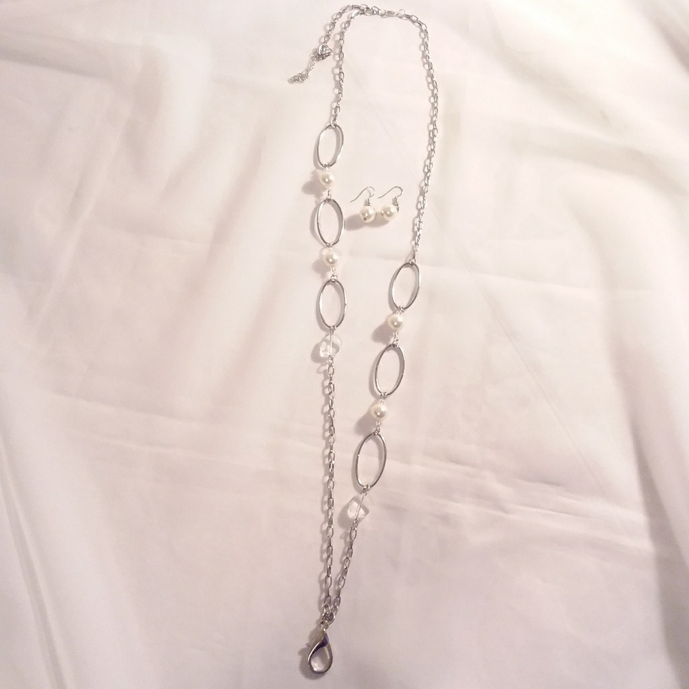 Lanyard Necklace Earrings Keys  ID Holder